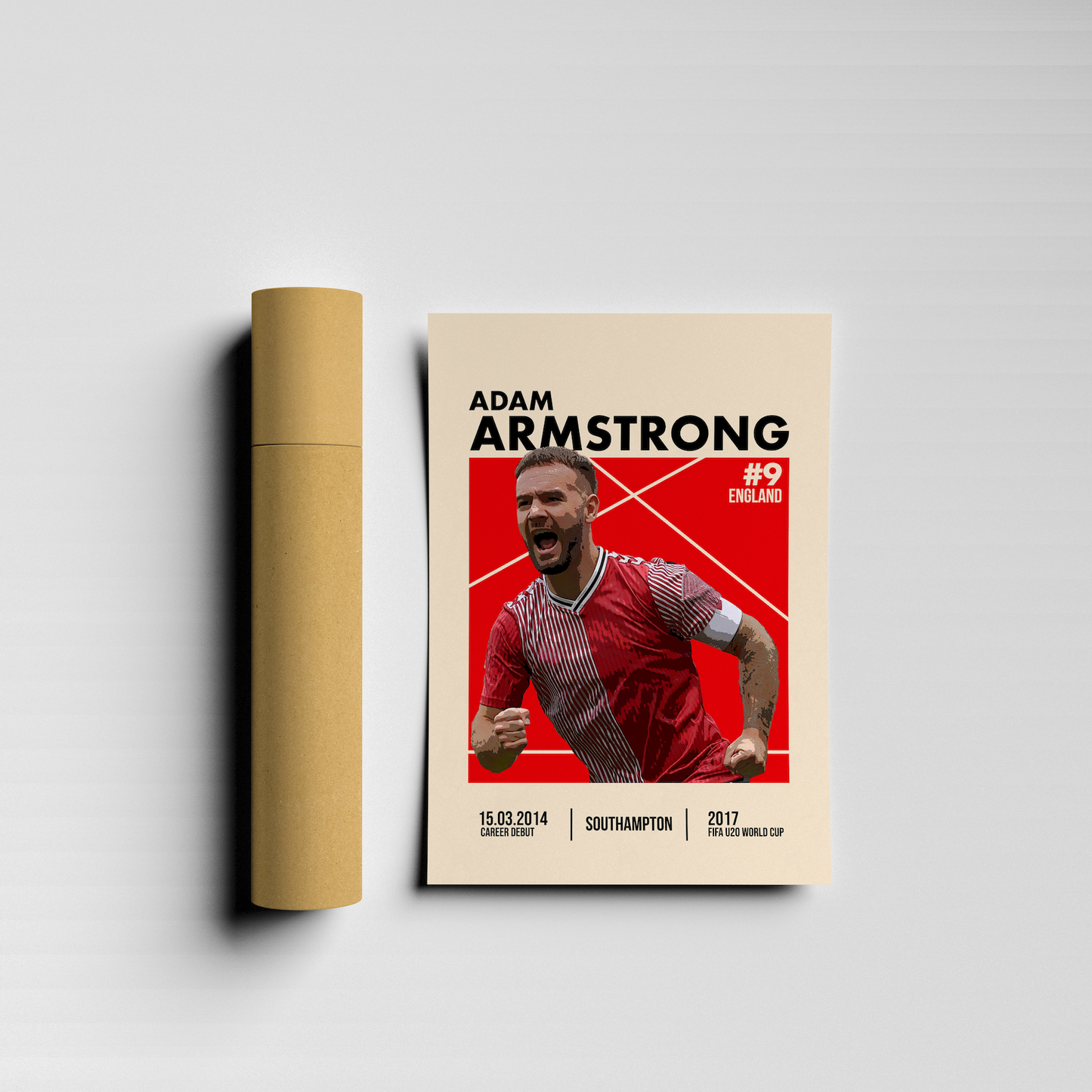 Championship Player Poster - Adam Armstrong