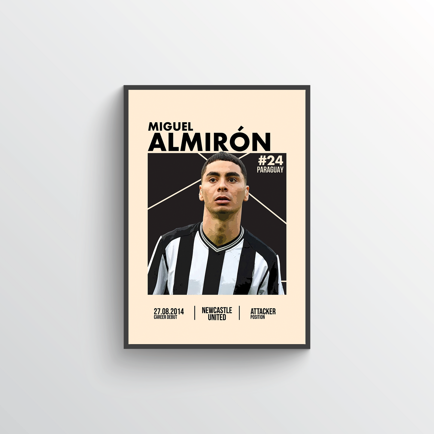 Premier League Icon Poster - Miguel Almirón