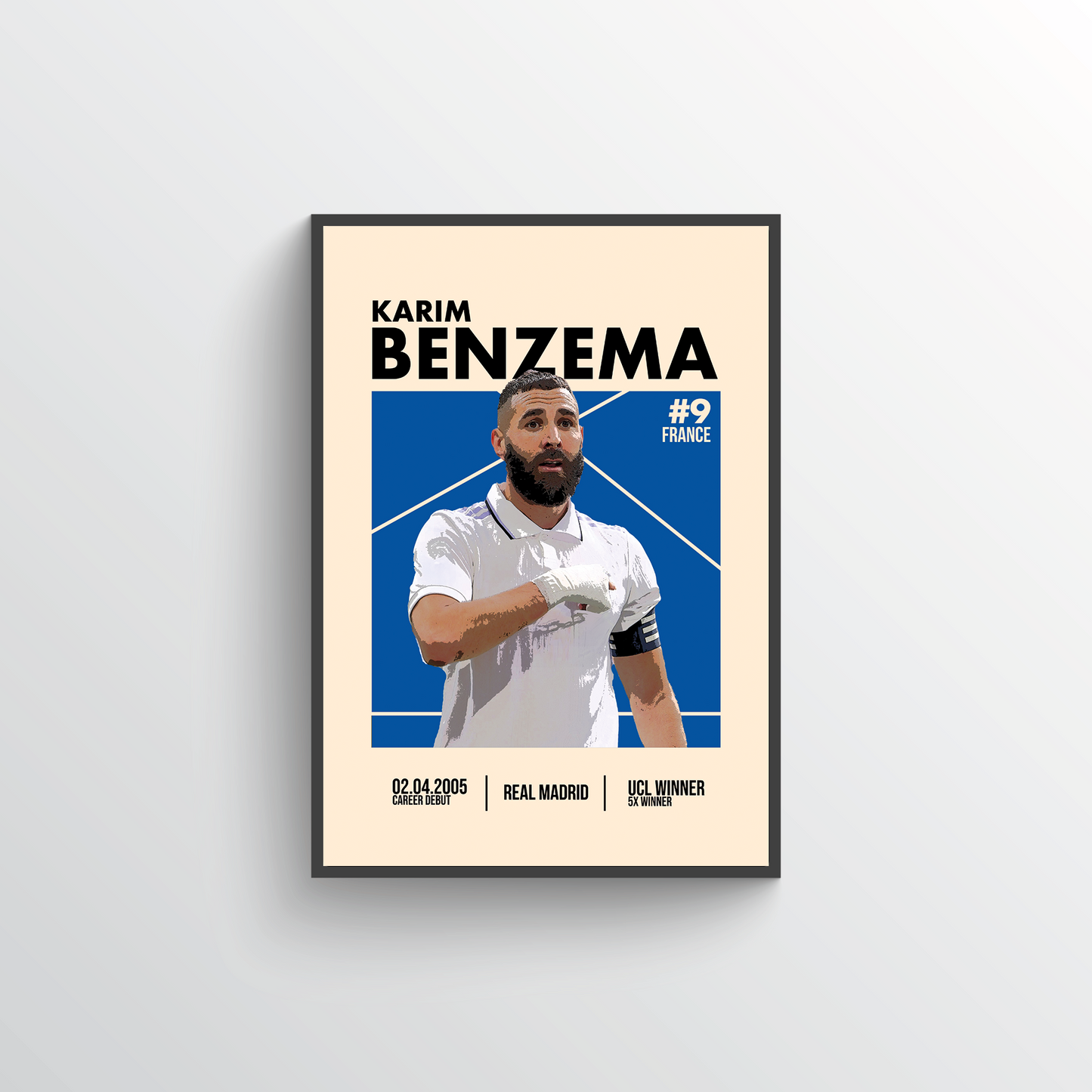 Rest of the World Icon Poster - Karim Benzema