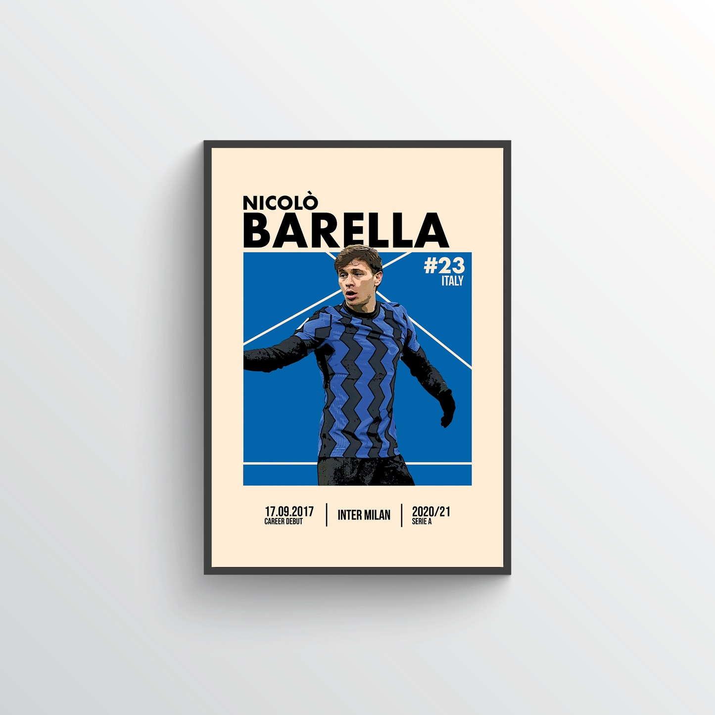 Rest of the World Icon Poster - Nicolò Barella