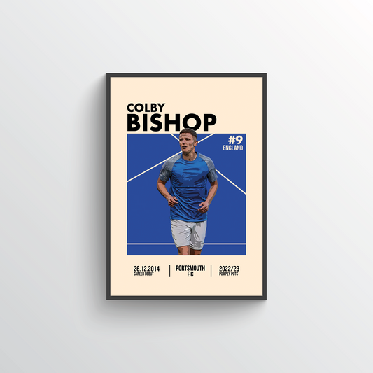 League One Player Poster - Colby Bishop