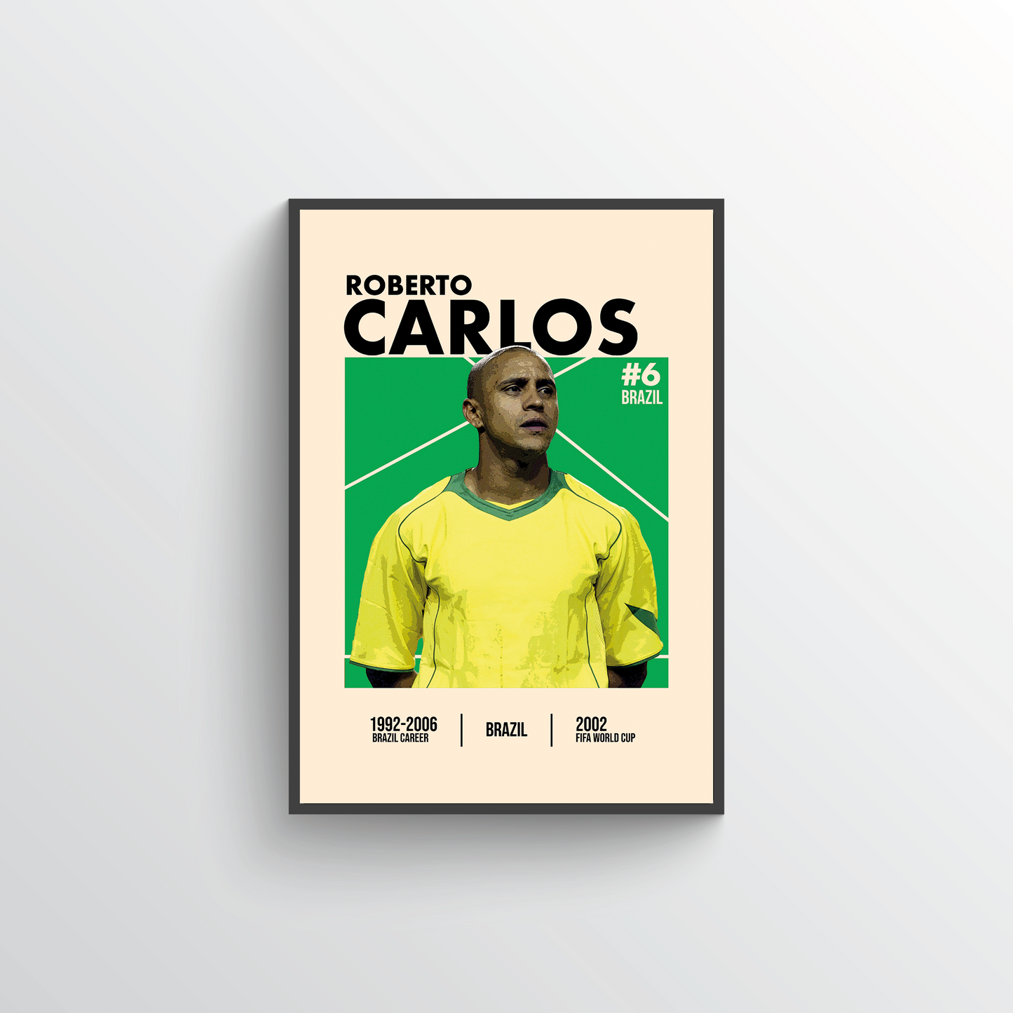 Iconic Player Poster - Roberto Carlos