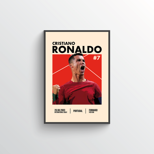 Euro 2024 Player Poster - Cristiano Ronaldo