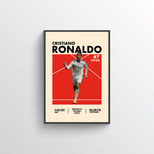 Iconic Player Poster - Cristiano Ronaldo