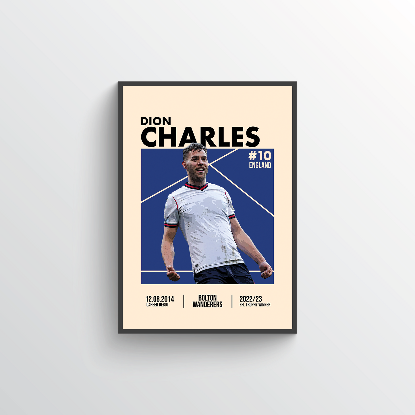 League One Player Poster - Dion Charles