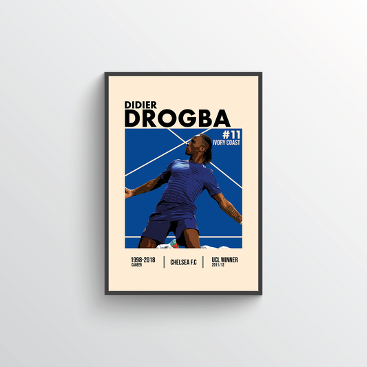 Iconic Player Poster - Didier Drogba