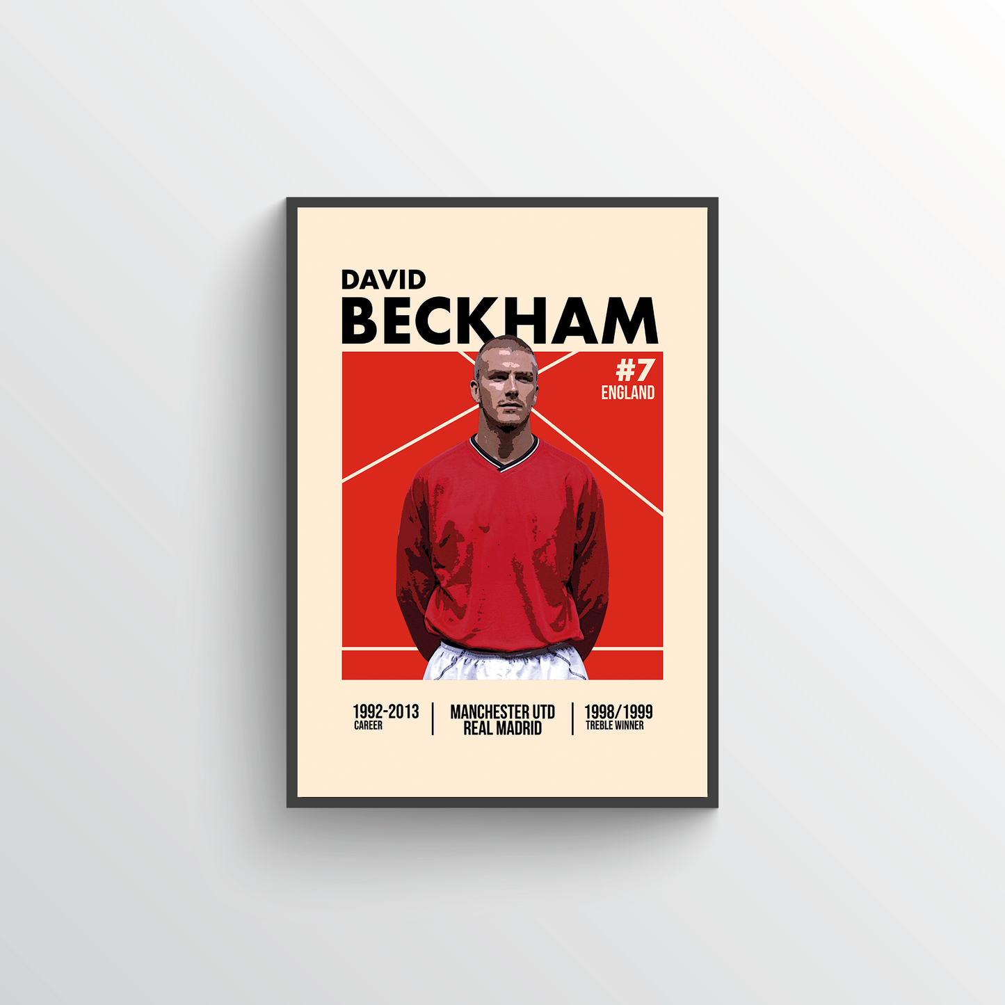 Iconic Player Poster - David Beckham