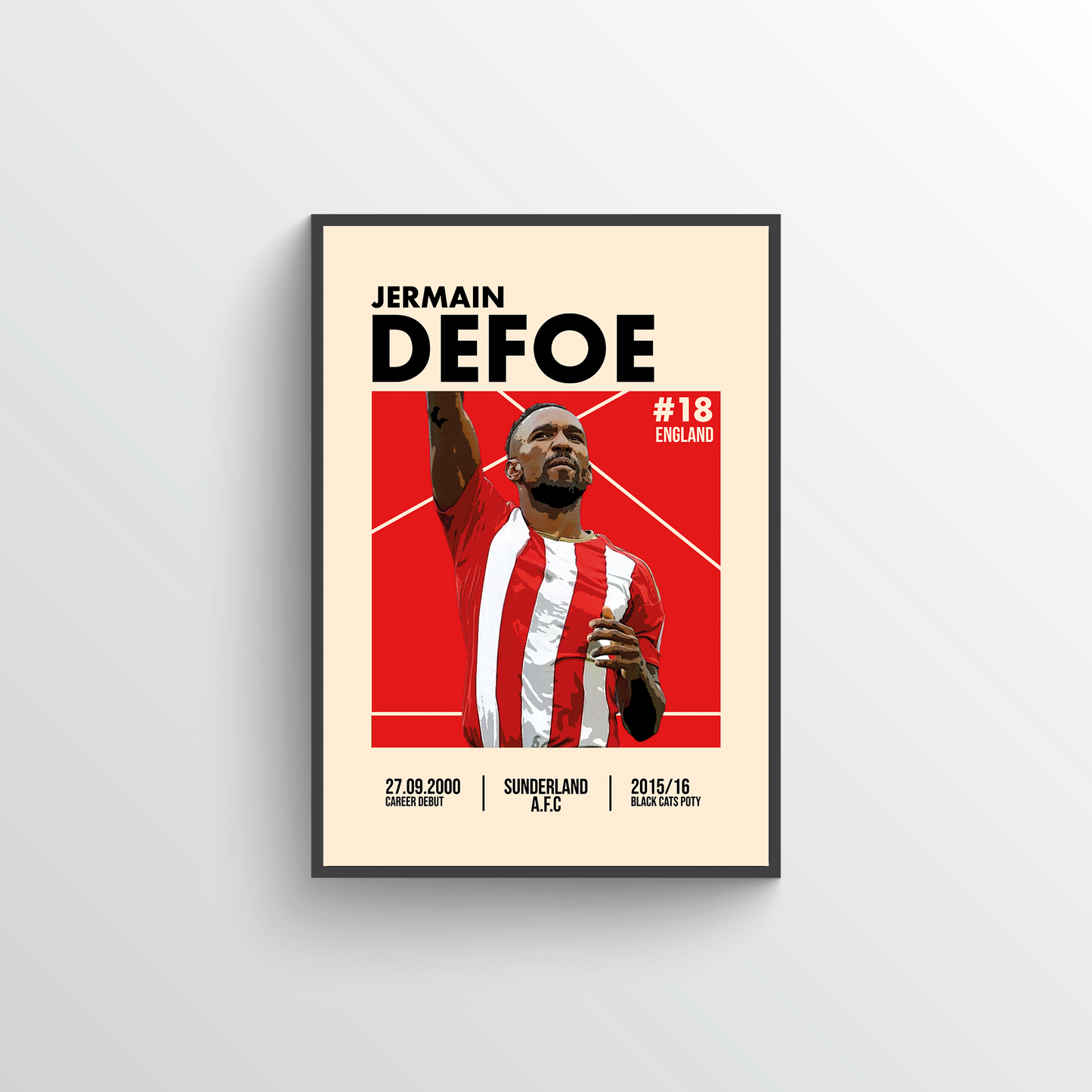 Iconic Player Poster - Jermain Defoe