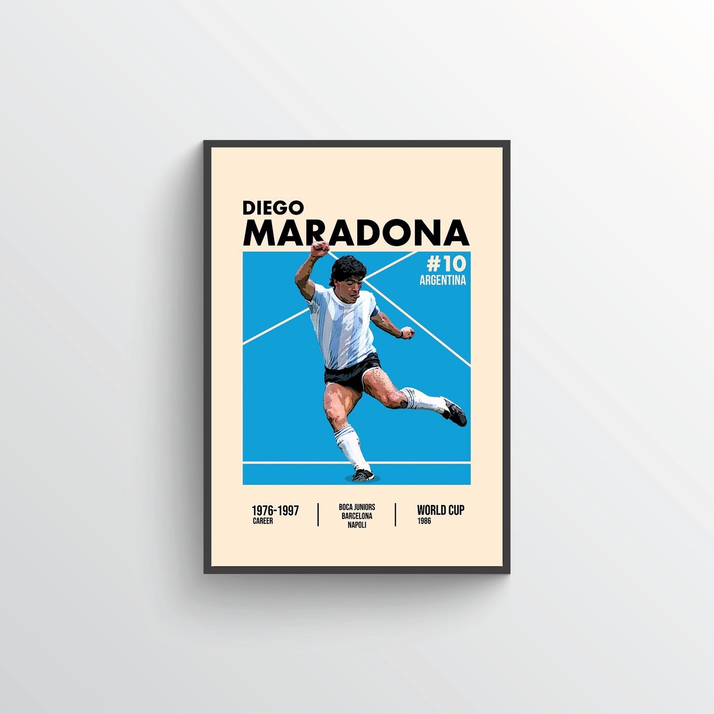 Iconic Player Poster - Diego Maradona