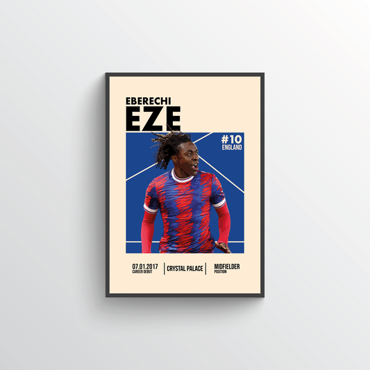 Premier League Icon Poster - Eberechi Eze