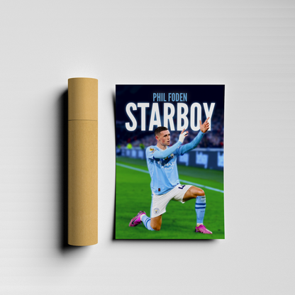 Phil Foden Starboy Poster