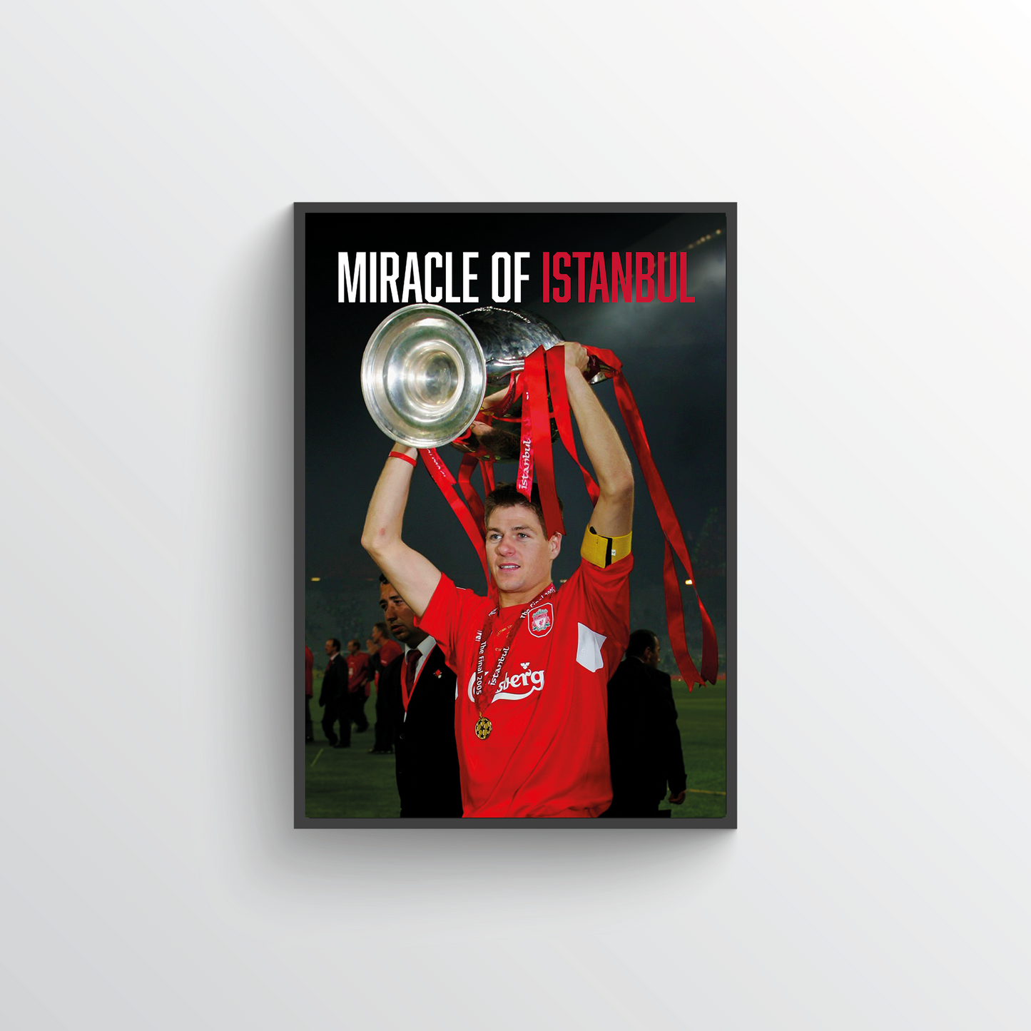 Steven Gerrard Miracle of Istanbul Poster