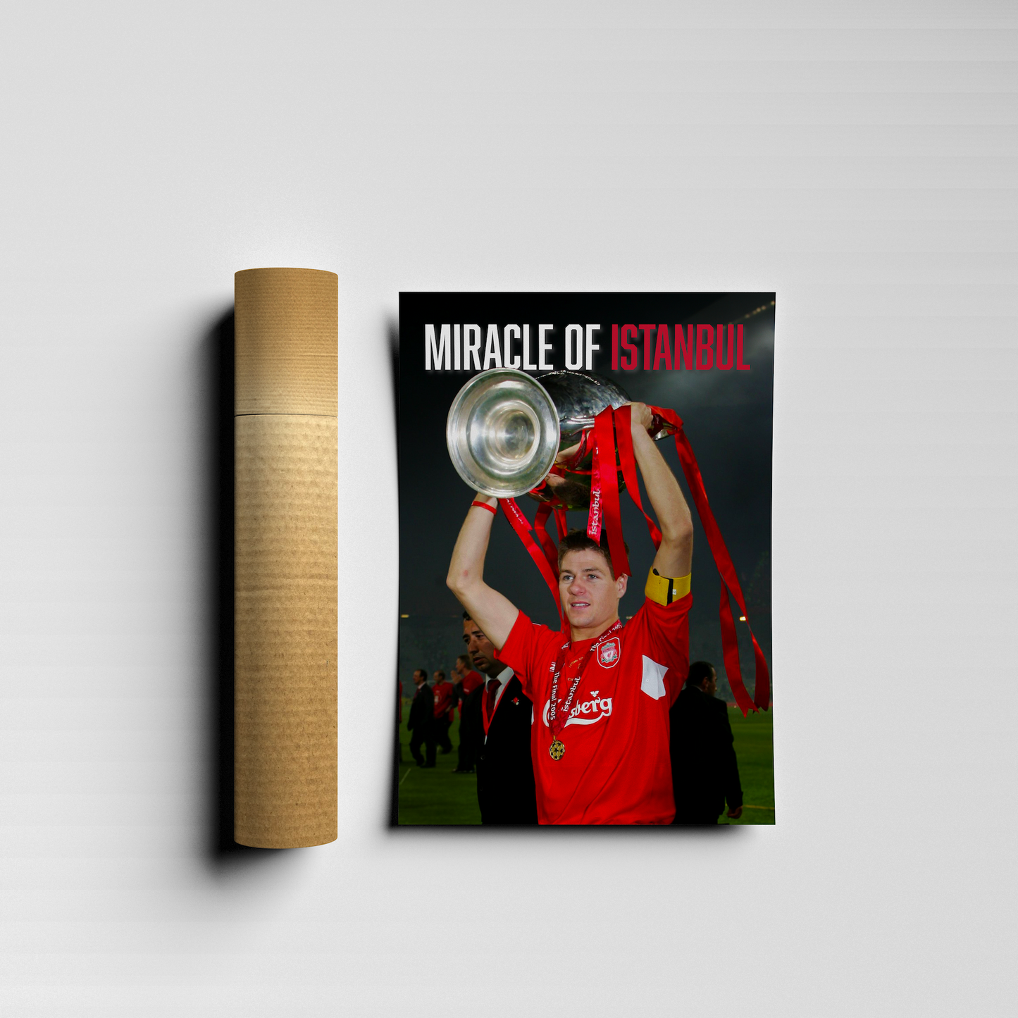 Steven Gerrard Miracle of Istanbul Poster