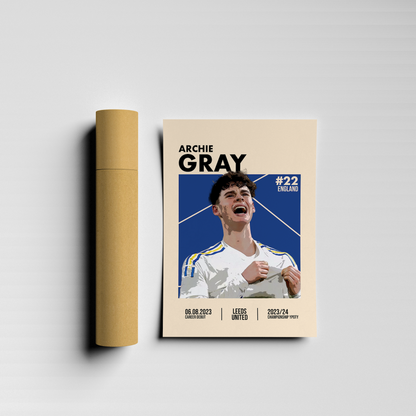 Championship Player Poster - Archie Gray