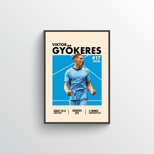 Championship Player Poster - Viktor Gyökeres