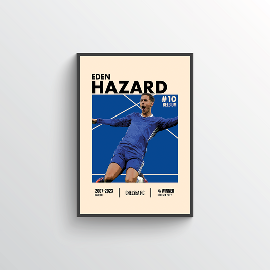 Iconic Player Poster - Eden Hazard