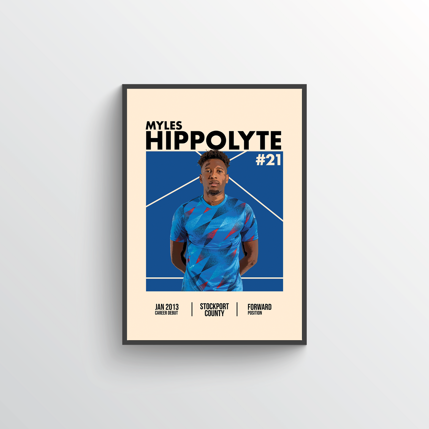 League Two Player Poster - Myles Hippolyte