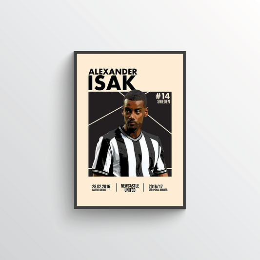 Premier League Icon Poster - Alexander Isak