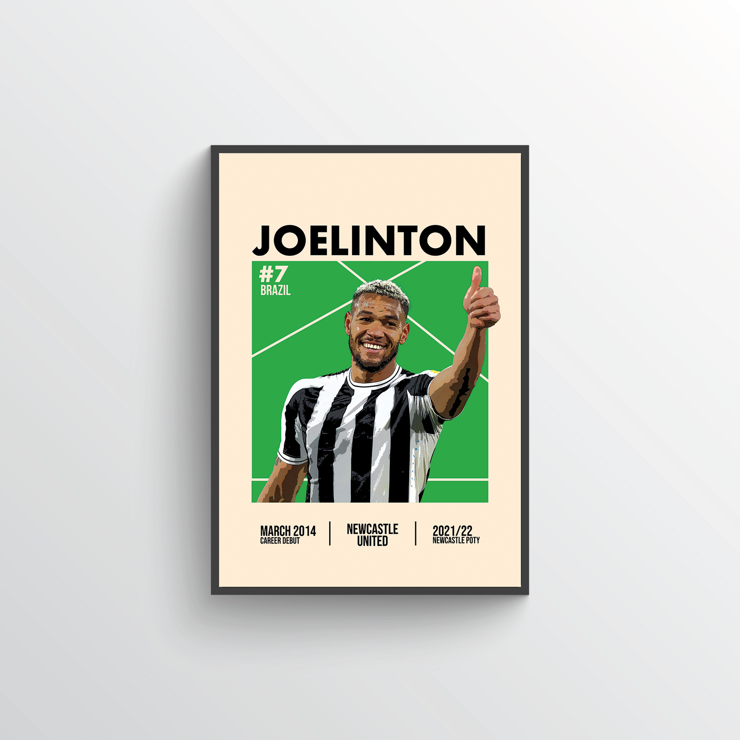 Premier League Icon Poster - Joelinton