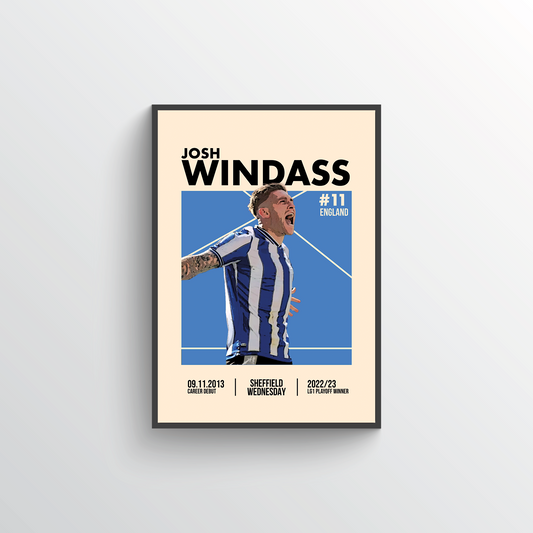 Championship Player Poster - Josh Windass