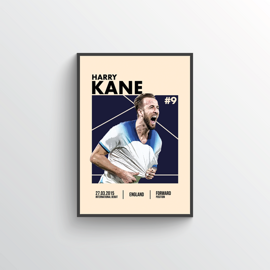 Euro 2024 Player Poster - Harry Kane