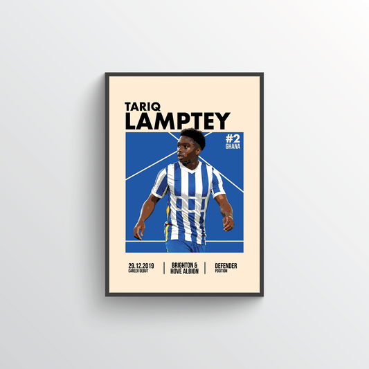 Premier League Icon Poster - Tariq Lamptey