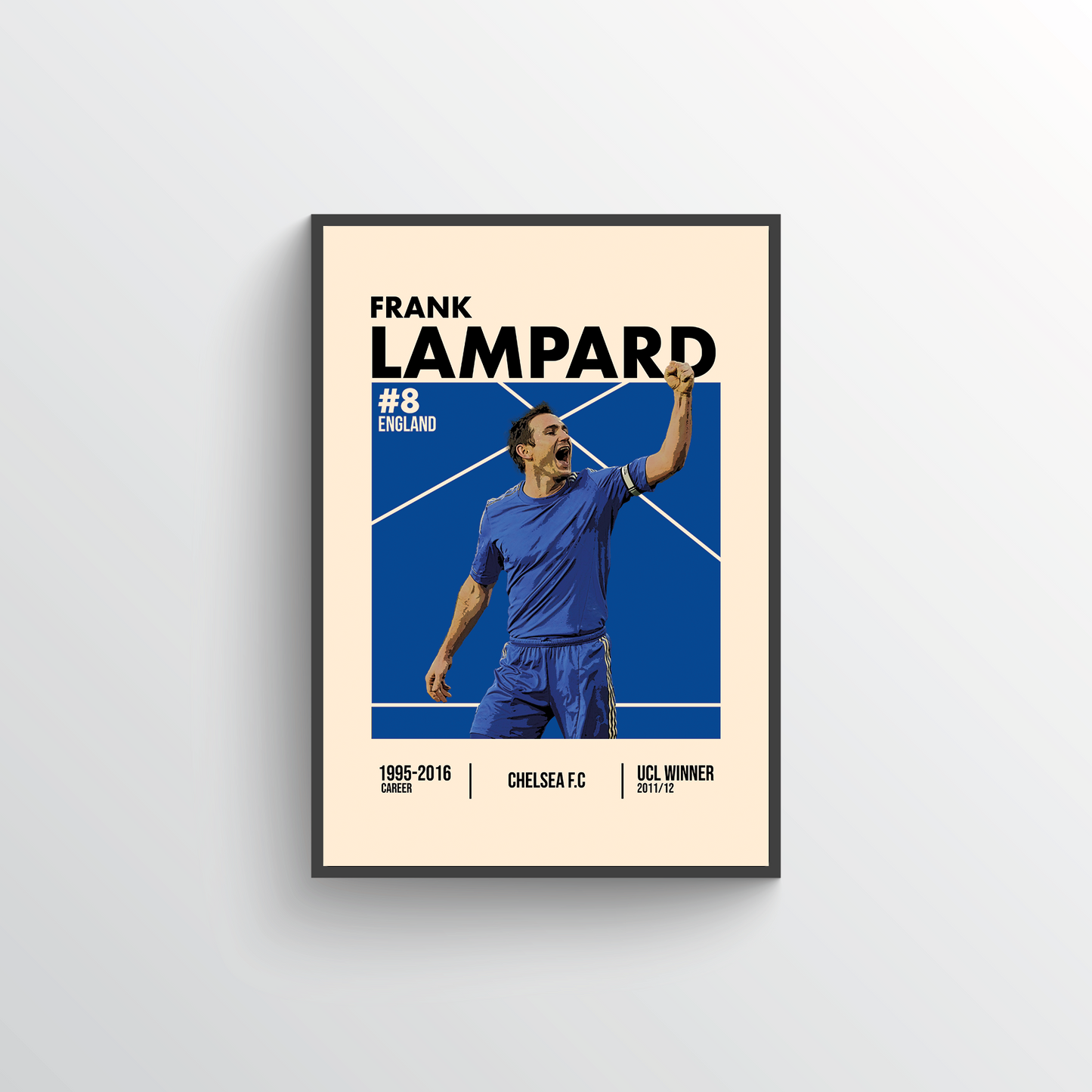 Iconic Player Poster - Frank Lampard