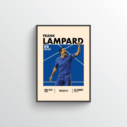 Iconic Player Poster - Frank Lampard