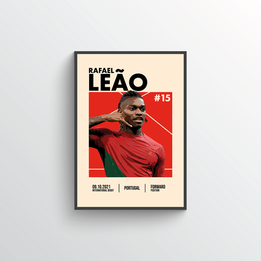 Euro 2024 Player Poster - Rafael Leão