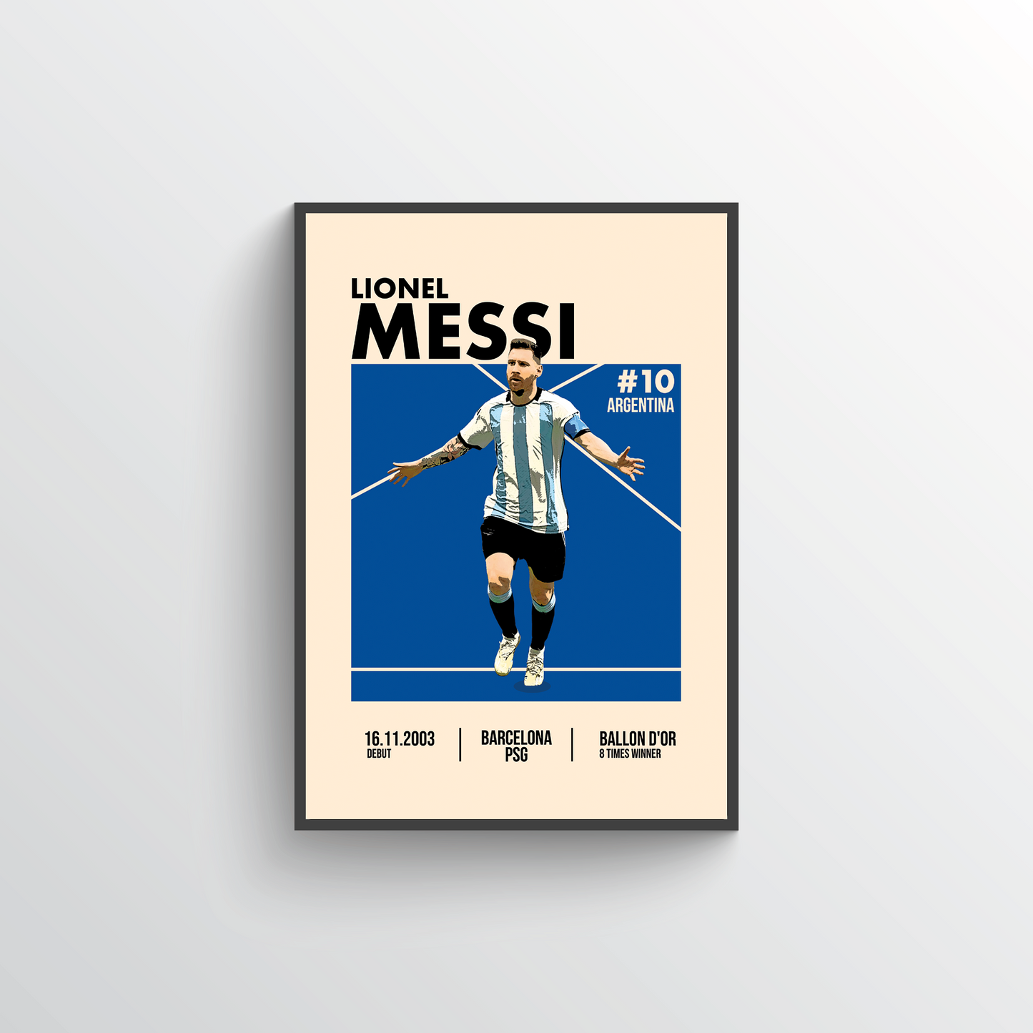 Iconic Player Poster - Lionel Messi