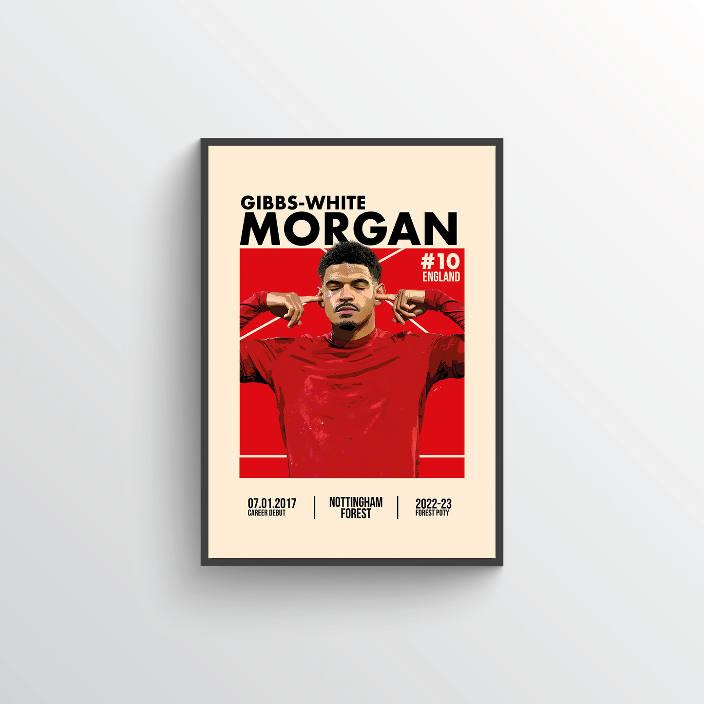 Premier League Icon Poster - Morgan Gibbs-White