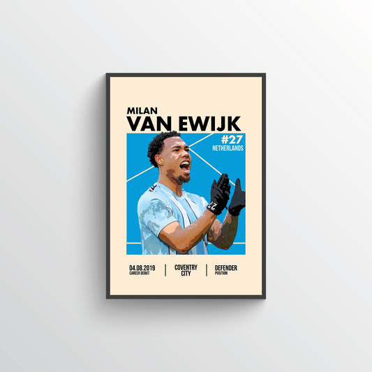 Championship Player Poster - Milan Van Ewijk