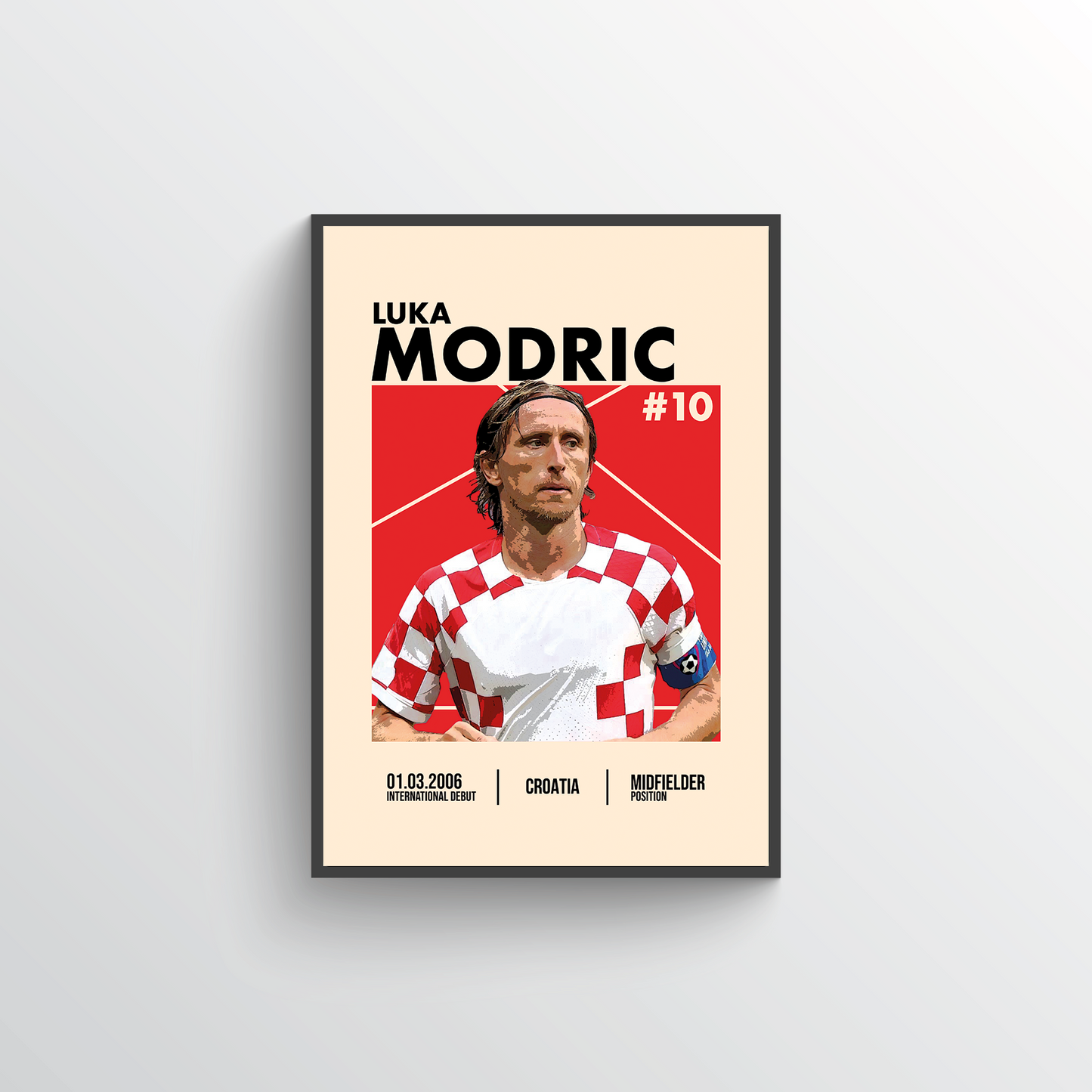 Euro 2024 Player Poster - Luka Modric