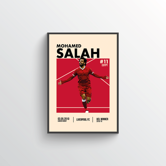 Premier League Icon Poster - Mohamed Salah