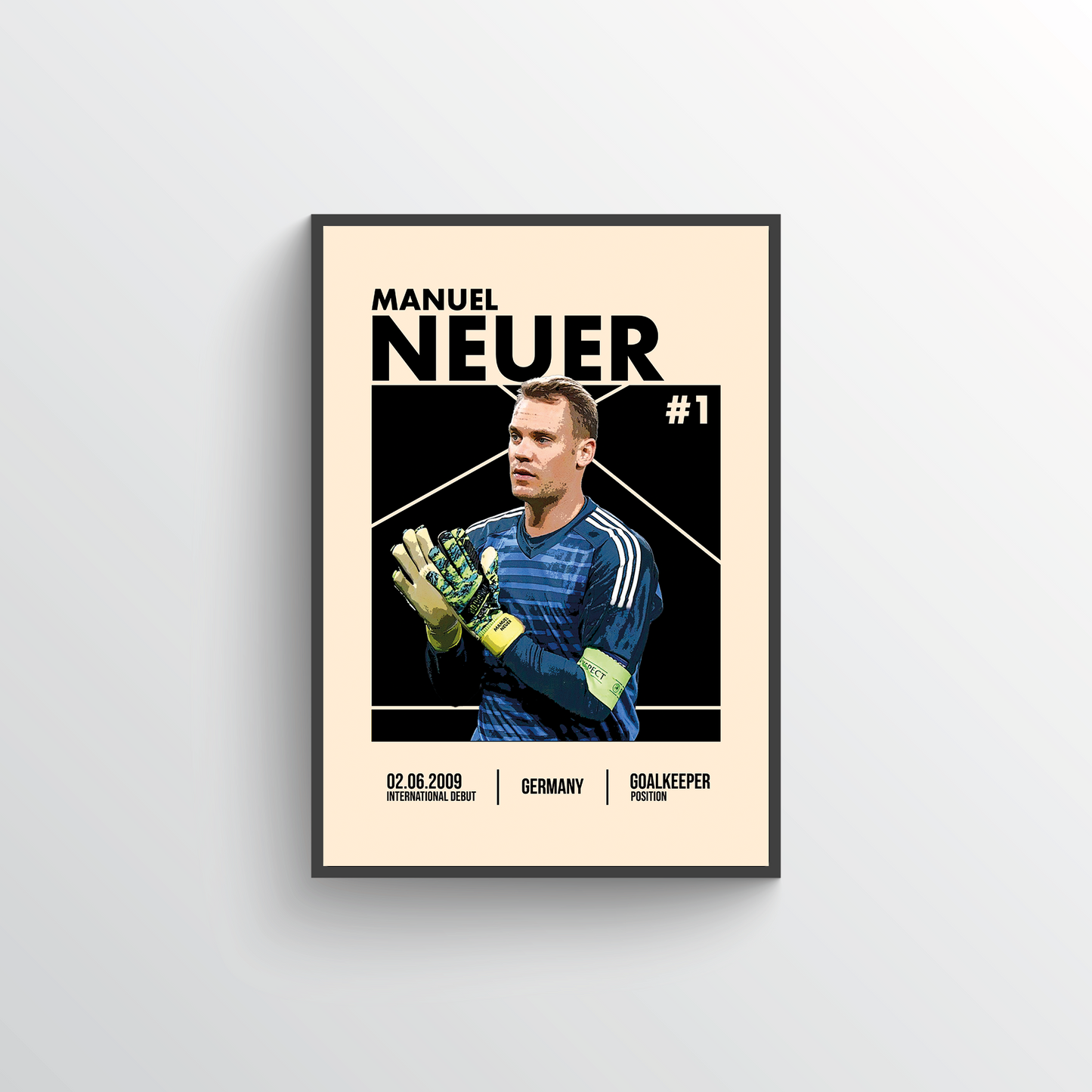 Euro 2024 Player Poster - Manuel Neuer