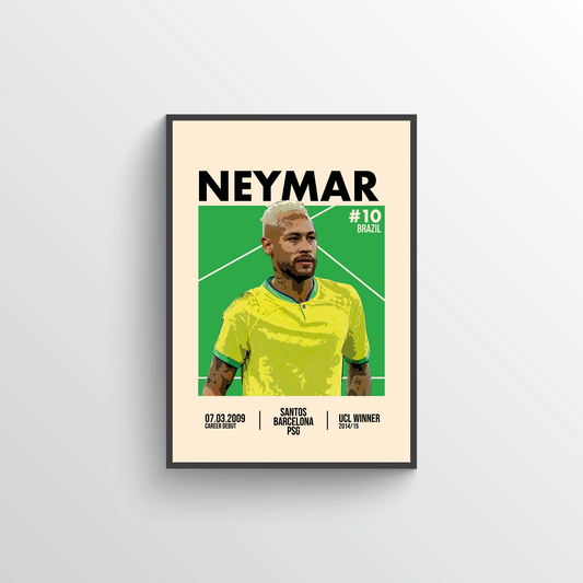 Iconic Player Poster - Neymar