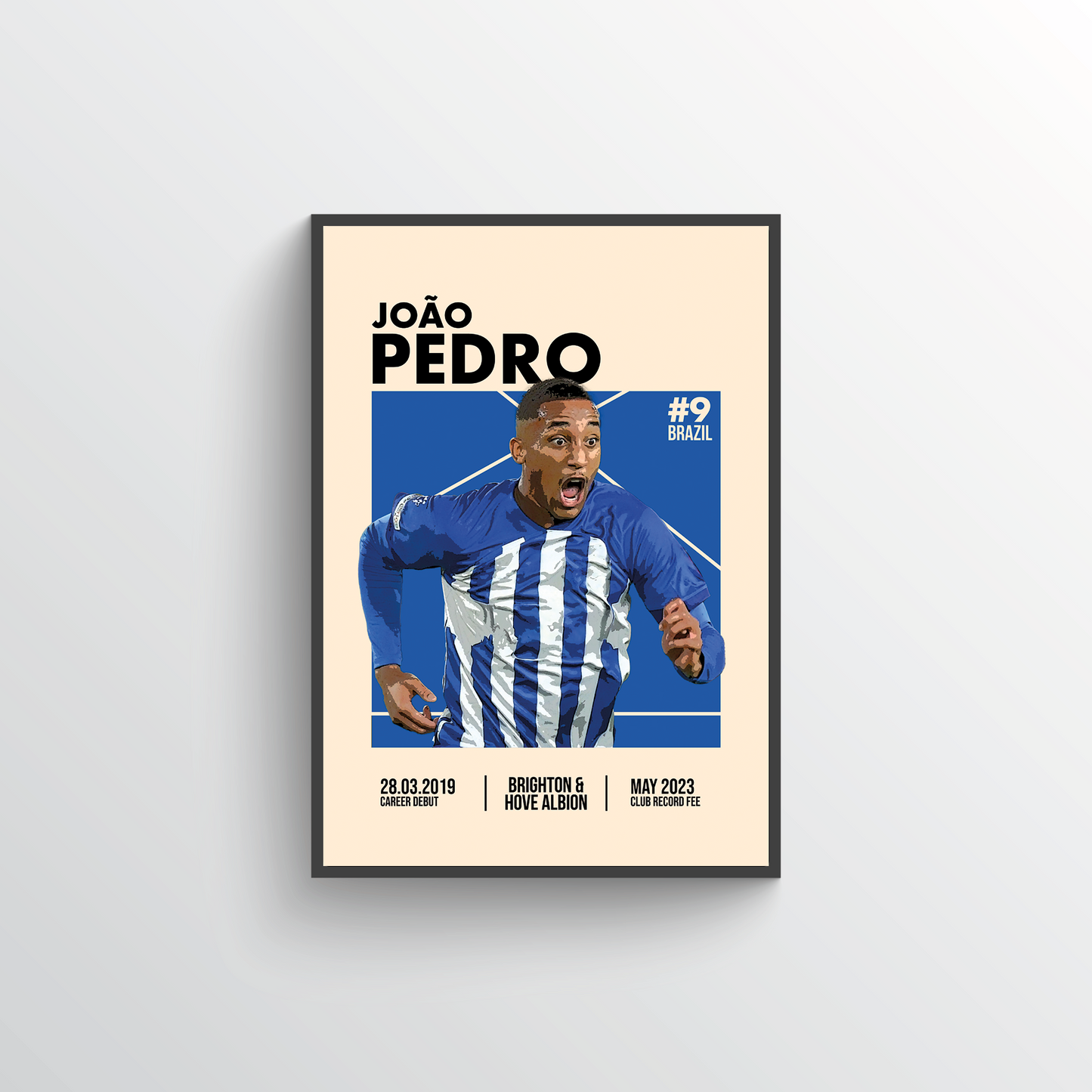 Premier League Icon Poster - João Pedro