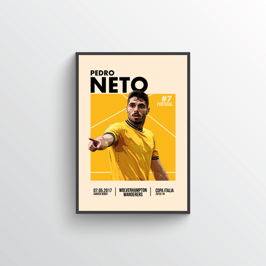 Premier League Icon Poster - Pedro Neto