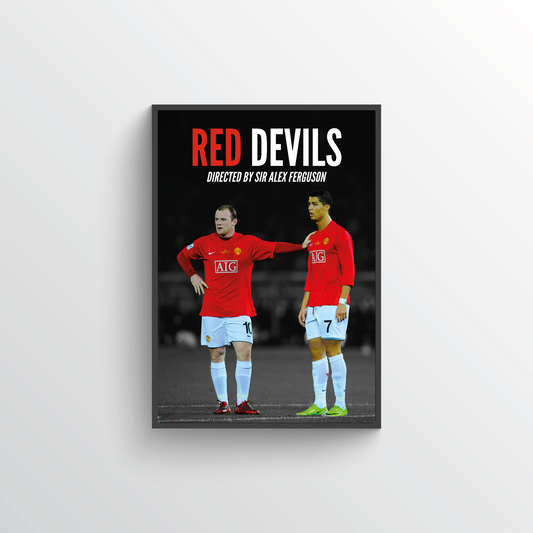 Manchester United Red Devils Poster