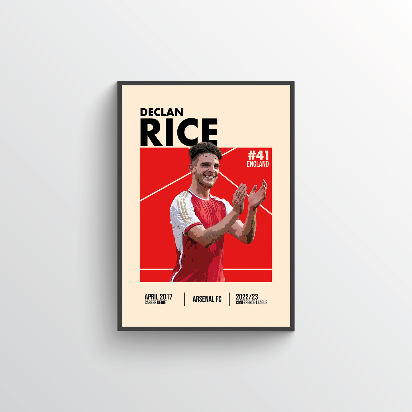 Premier League Icon Poster - Declan Rice