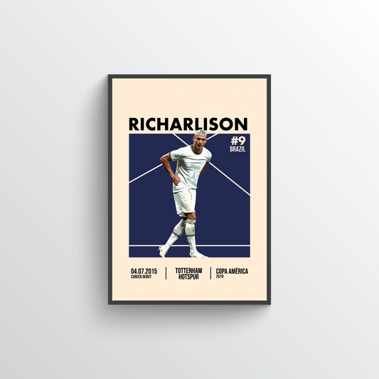 Premier League Icon Poster - Richarlison