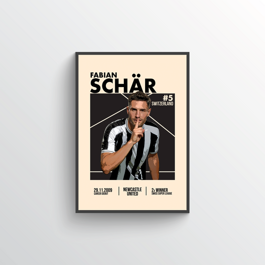 Premier League Icon Poster - Fabian Schär