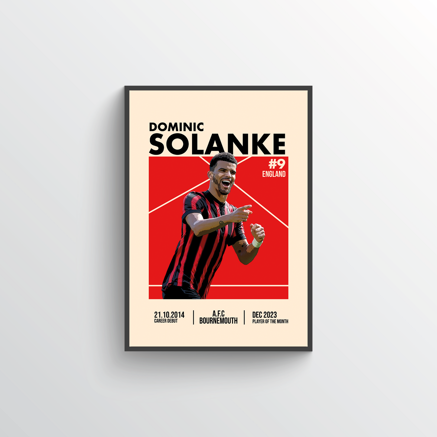 Premier League Icon Poster - Dominic Solanke