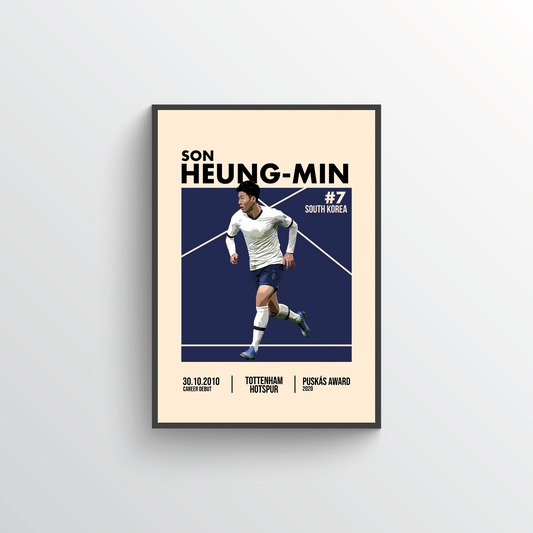 Premier League Icon Poster - Son Heung-min