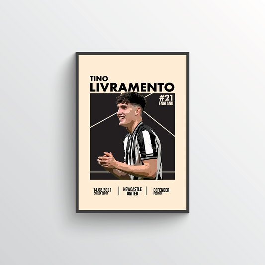 Premier League Icon Poster - Tino Livramento