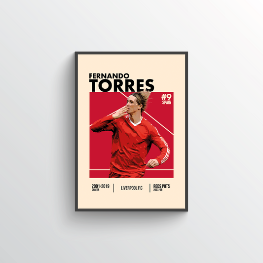 Iconic Player Poster - Fernando Torres