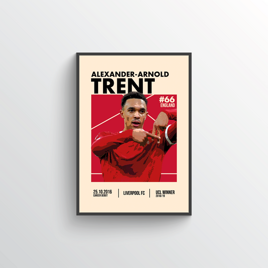 Premier League Icon Poster - Trent Alexander-Arnold