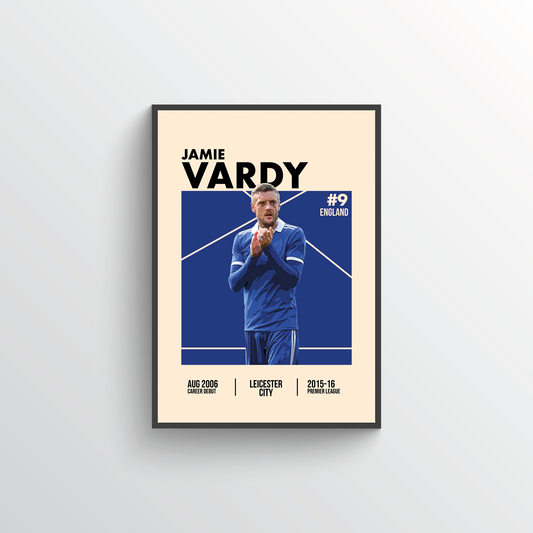 Championship Player Poster - Jamie Vardy