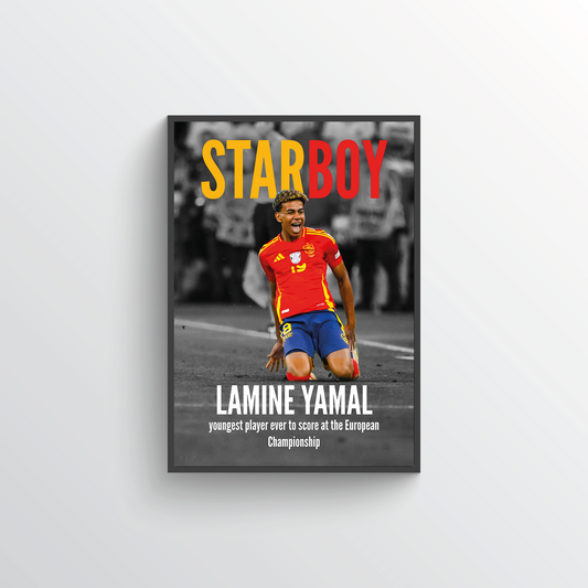 Lamine Yamal Starboy Poster