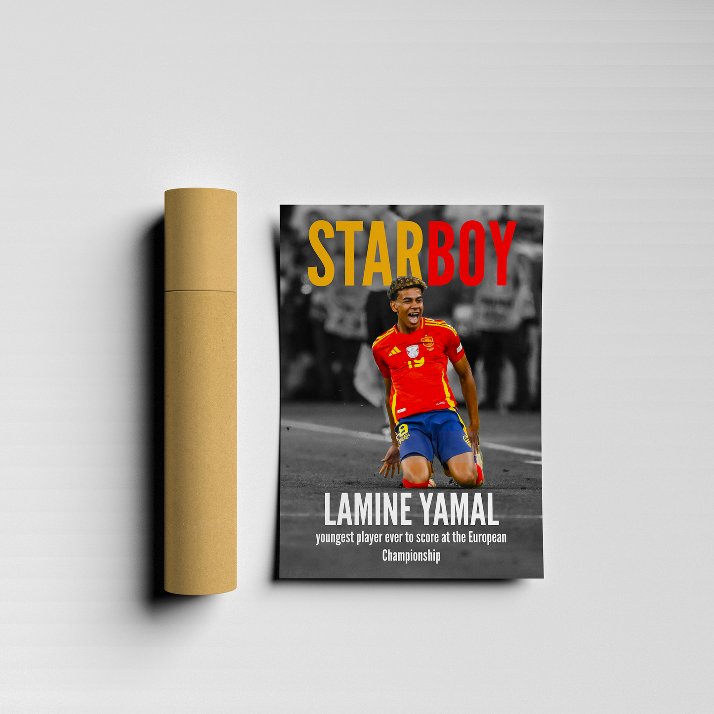 Lamine Yamal Starboy Poster